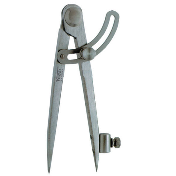 Compa vạch dấu 30247 có ống gắn bút, điều chỉnh bằng vít Vogel Germany Compa vạch dấu 30247 có ống gắn bút, điều chỉnh bằng vít Vogel Germany