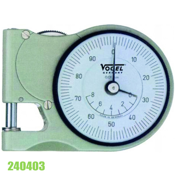 240403-dong-ho-do-do-day-0-8mm-vogel-germany Đồng hồ đo độ dày 0-8 mm Vogel 240403, độ chính xác 0.01mm, bỏ túi.