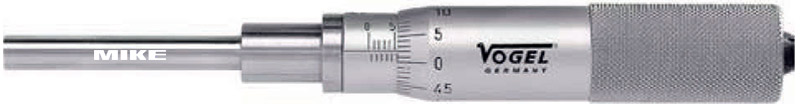 Panme cơ đo sâu 0-25mm, chuẩn DIN 863, Vogel Germany 231012