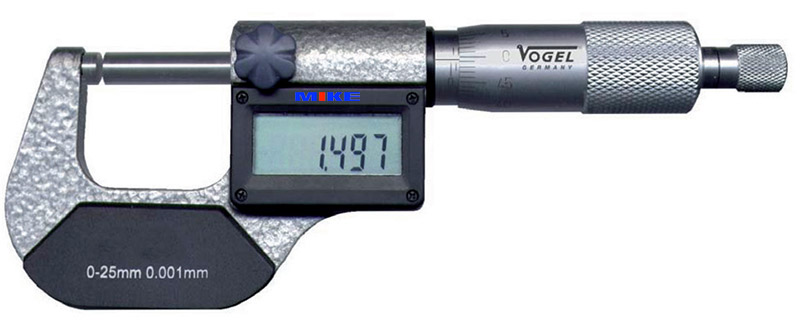 Thước panme điện tử đo ngoài 0-25mm Vogel Germany 231061