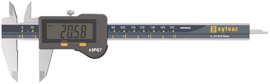 Thước kẹp điện tử Sylvac 20219 S Cal EVO Standard, cấp bảo vệ IP67