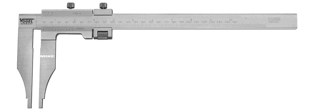 Thước kẹp cơ 20050, ngàm đơn, không có vít tinh chỉnh, Vogel Germany