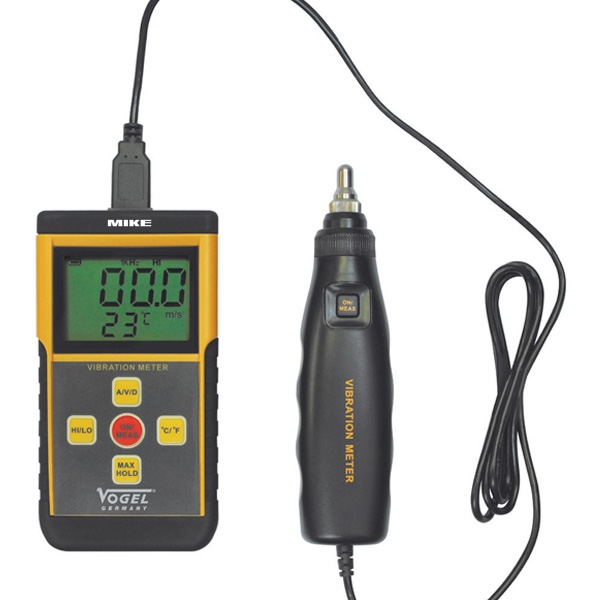 Máy đo độ rung cầm tay Vogel Germany 480605, kèm cảm biến rời Máy đo độ rung cầm tay Vogel Germany 480605, kèm cảm biến rời