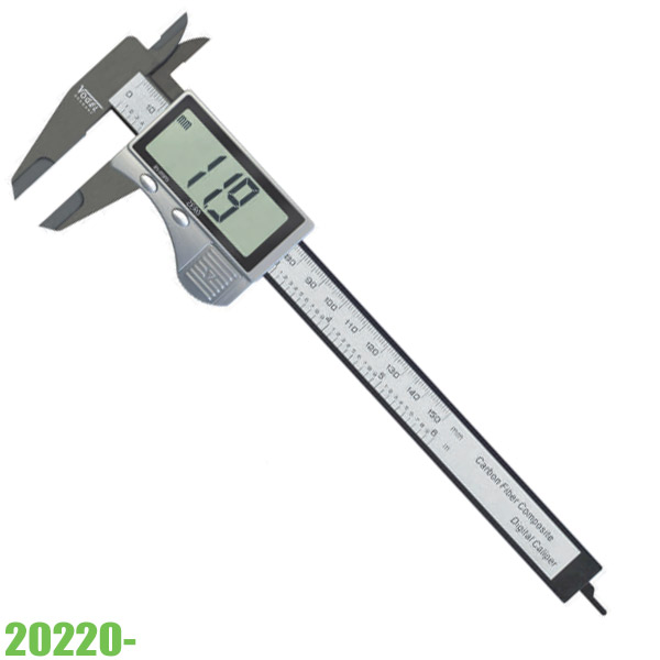 Thước cặp điện tử 20220, sợi thủy tinh carbon không dẫn điện Thước cặp điện tử 20220, sợi thủy tinh carbon không dẫn điện