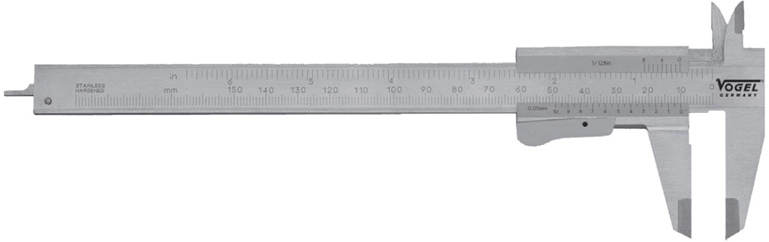 Thước cặp cơ 150mm cho người thuận tay trái, 201027 Vogel Germany Thước cặp cơ 150mm cho người thuận tay trái, 201027 Vogel Germany