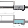 Thước cặp điện tử đo đĩa phanh 80mm, IP54, Vogel Germany 206022