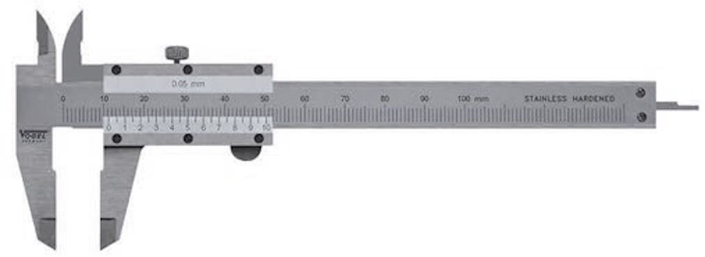 Thước kẹp cơ mini 100mm, Inox, Din 862 - Vogel Germany 201010 Thước kẹp cơ mini 100mm, Inox, DIN 862 - Vogel Germany 201010