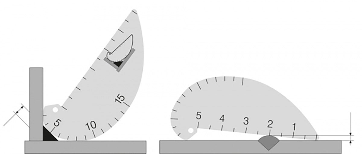 Thước đo mối hàn "S" bằng nhôm, Vogel Germany 474405